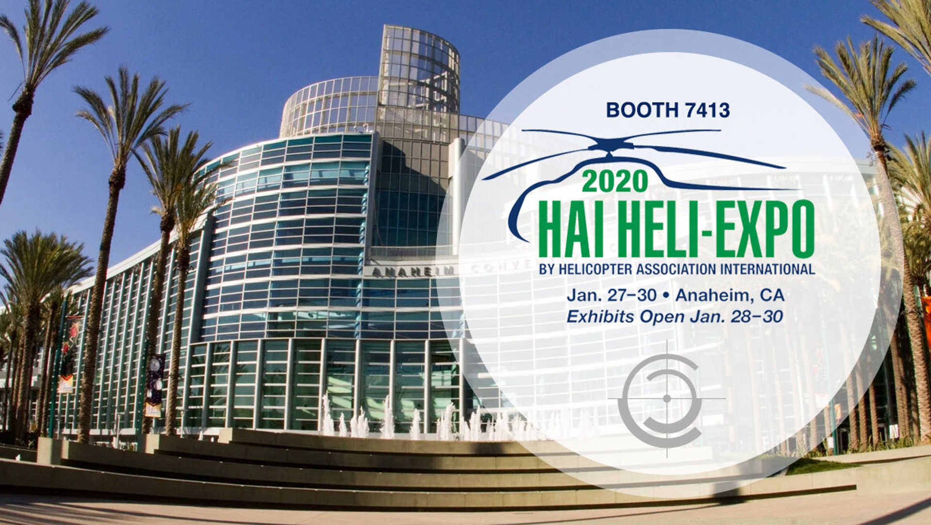 CNC exhibits at HAI Heli-Expo January 28-30, 2020 in Anaheim, CA