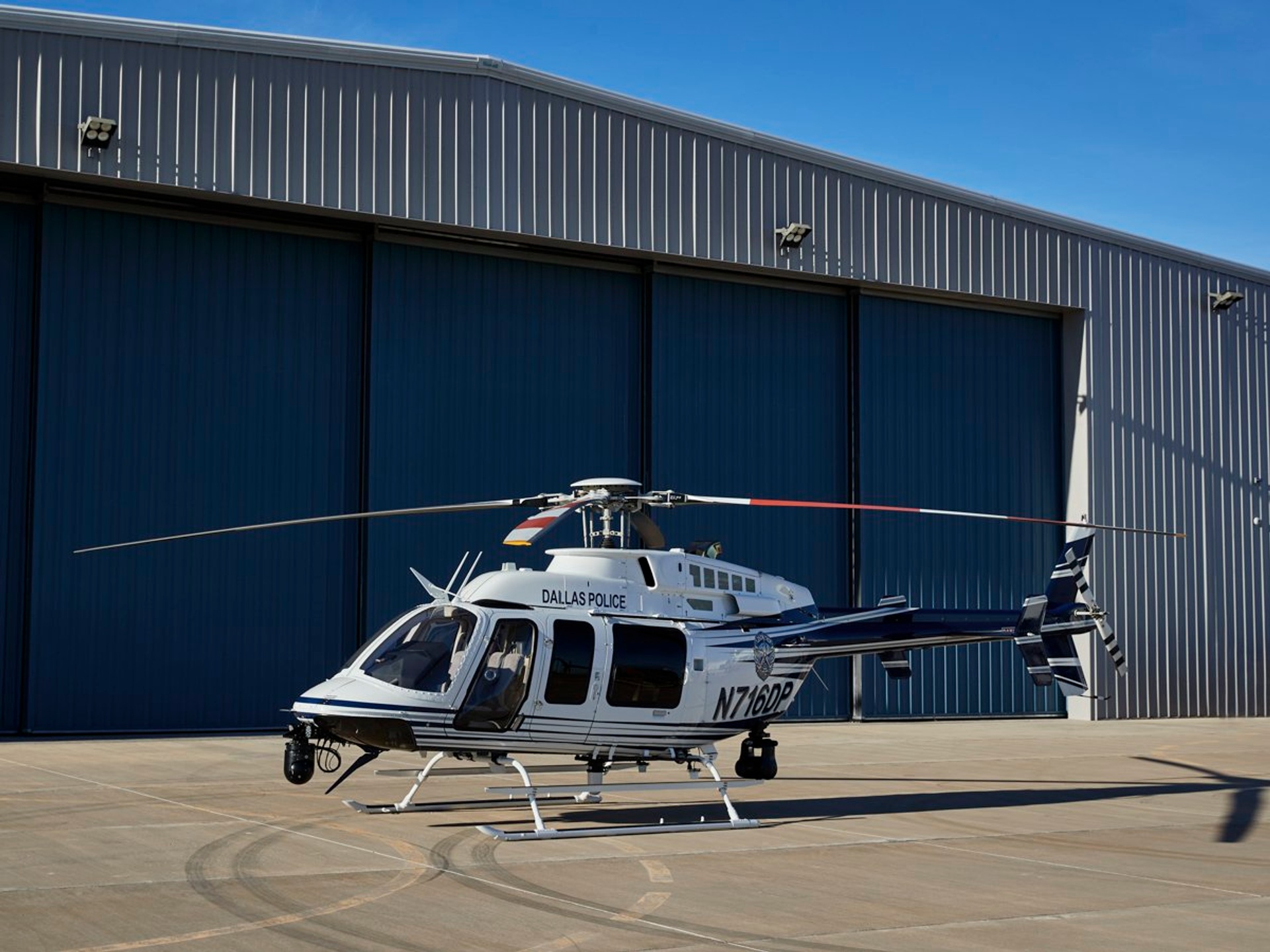 CNC Technologies Provides Completion Services for the  Dallas Police Department Bell 407GX